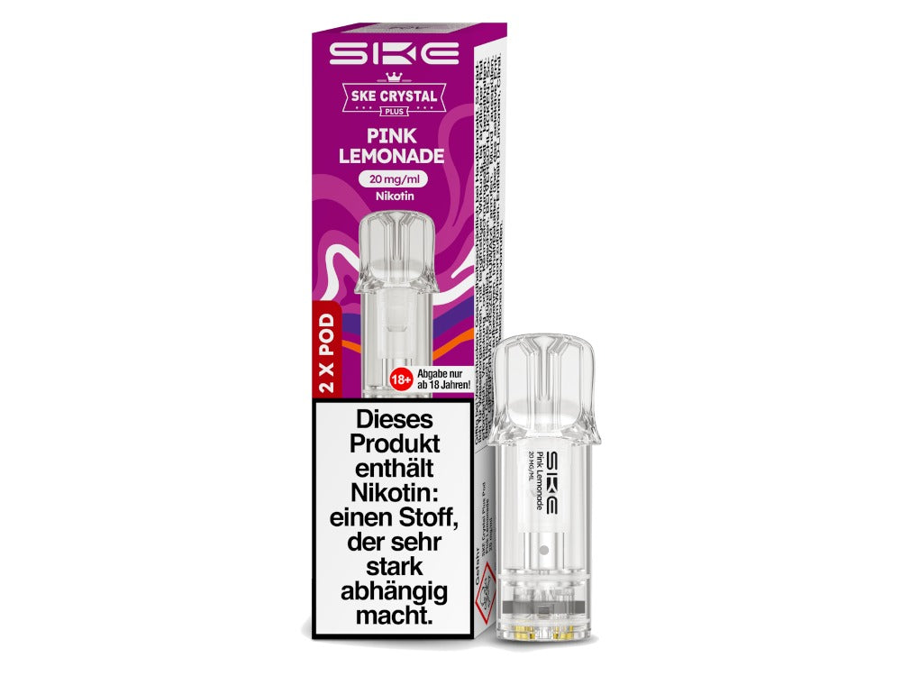 SKE - Crystal Plus Pods (2 x 2 ml) 20 mg/ml (2 Stück)