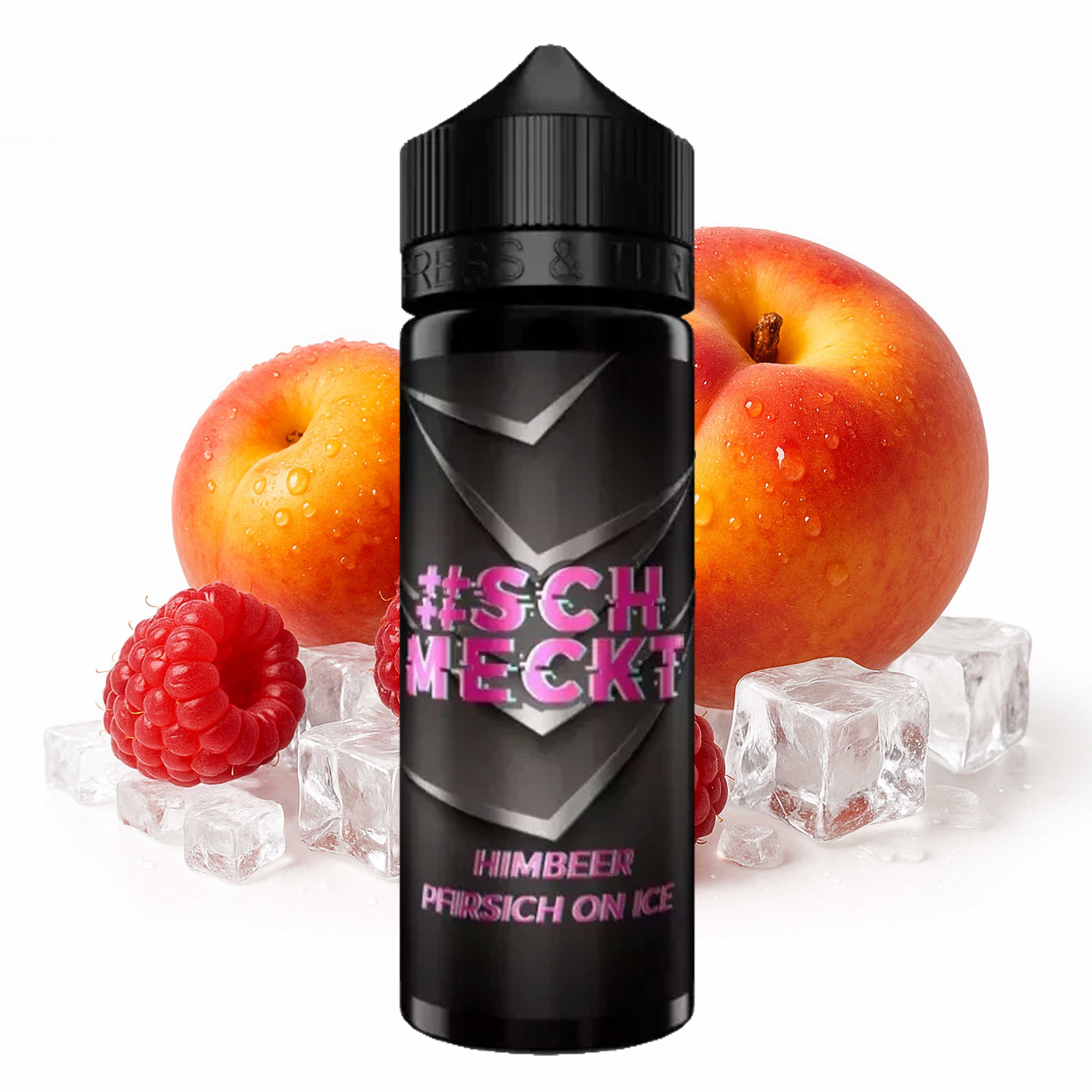 #Schmeckt - Himbeer Pfirsich on Ice - Longfill Aroma 10 ml: Erfrischende Geschmacksexplosion