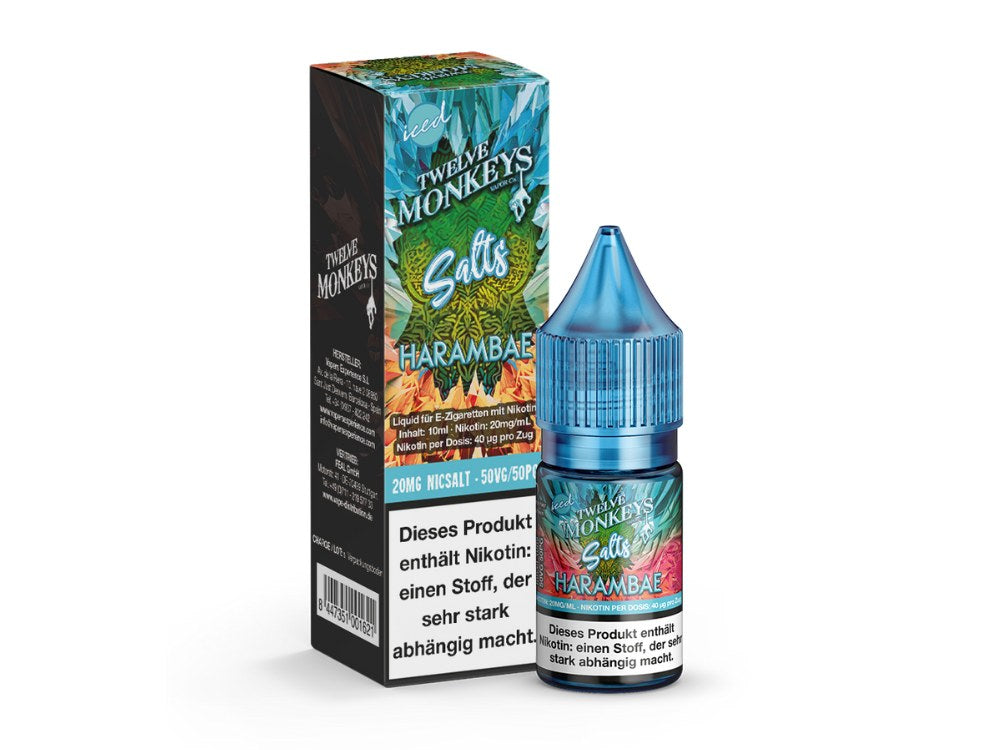 Twelve Monkeys - Iced - Harambae - Nikotinsalz Liquid