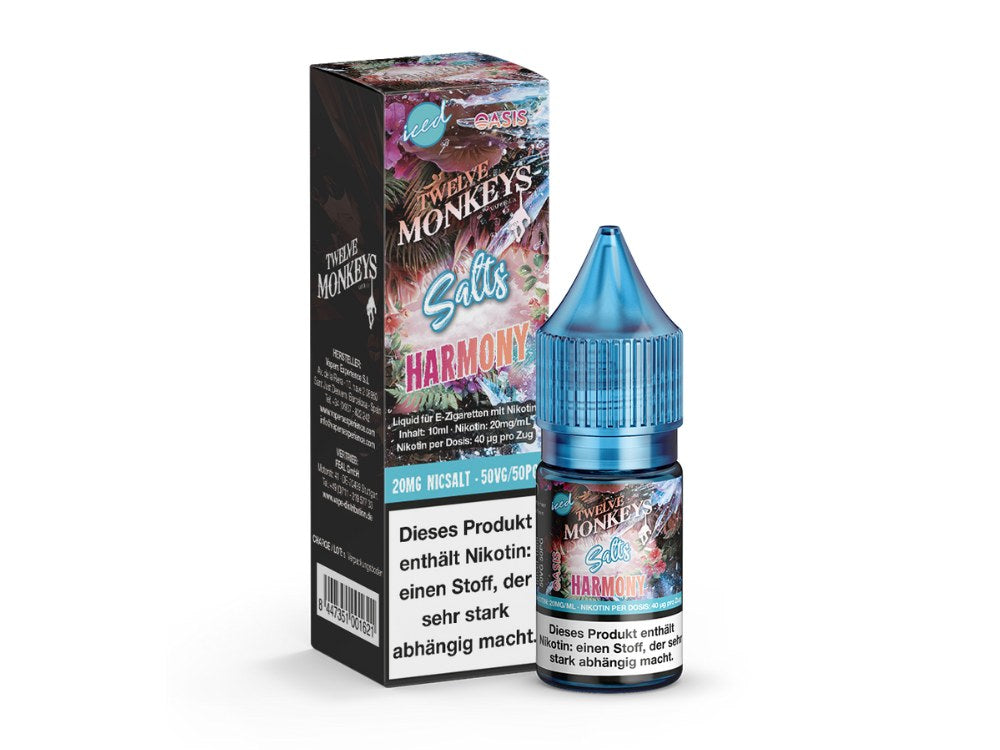 Twelve Monkeys - Iced - Harmony - Nikotinsalz Liquid