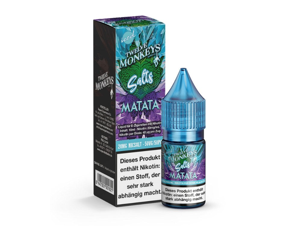Twelve Monkeys - Iced - Matata - Nikotinsalz Liquid