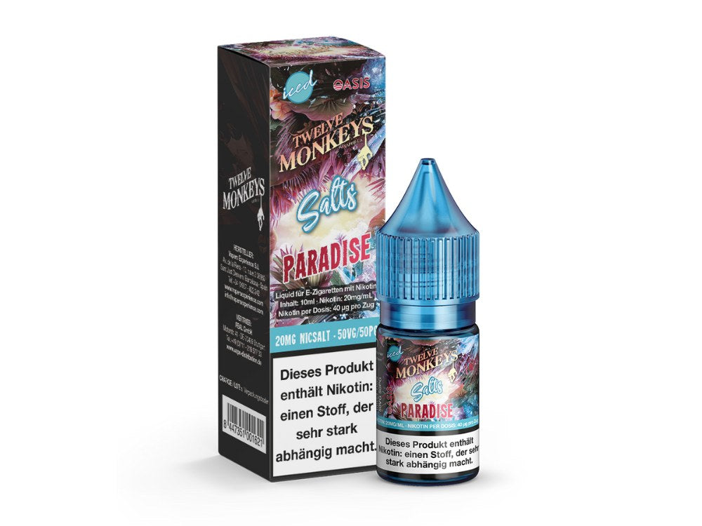 Twelve Monkeys - Iced - Paradise - Nikotinsalz Liquid