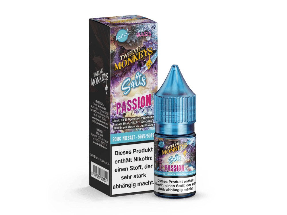 Twelve Monkeys - Iced - Passion - Nikotinsalz Liquid