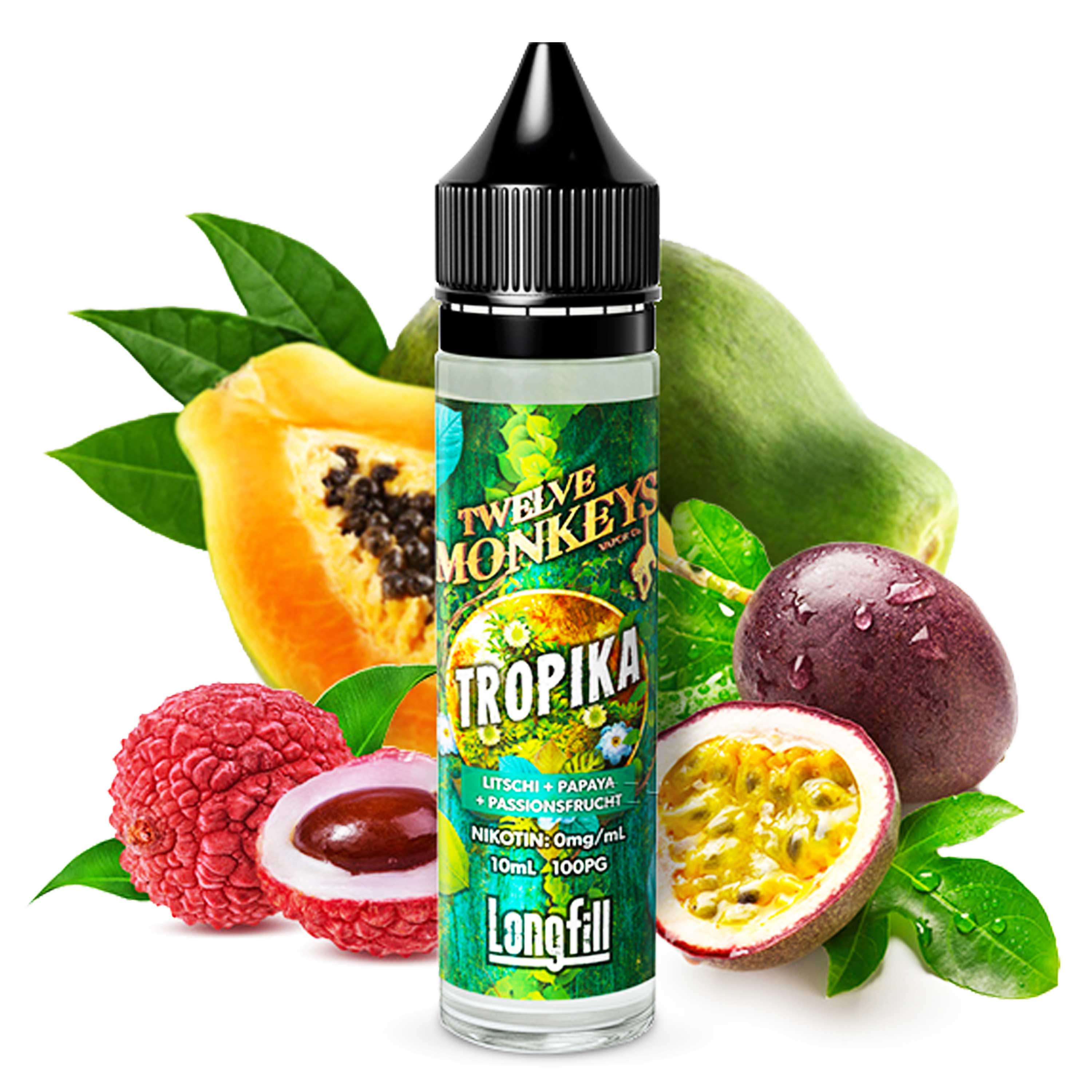 Twelve Monkeys - Tropika - (10 ml in 60 ml LF) - Longfill-Aroma