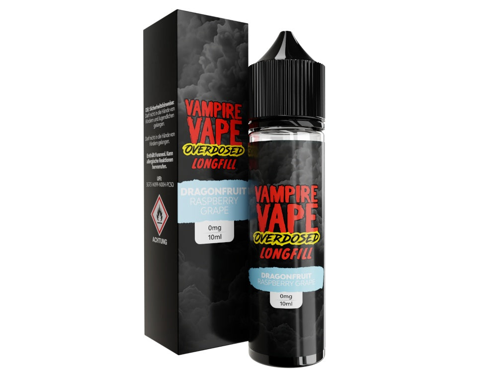 Vampire Vape - Overdosed - Dragonfruit Raspberry Grape - Longfill Aroma 10 ml