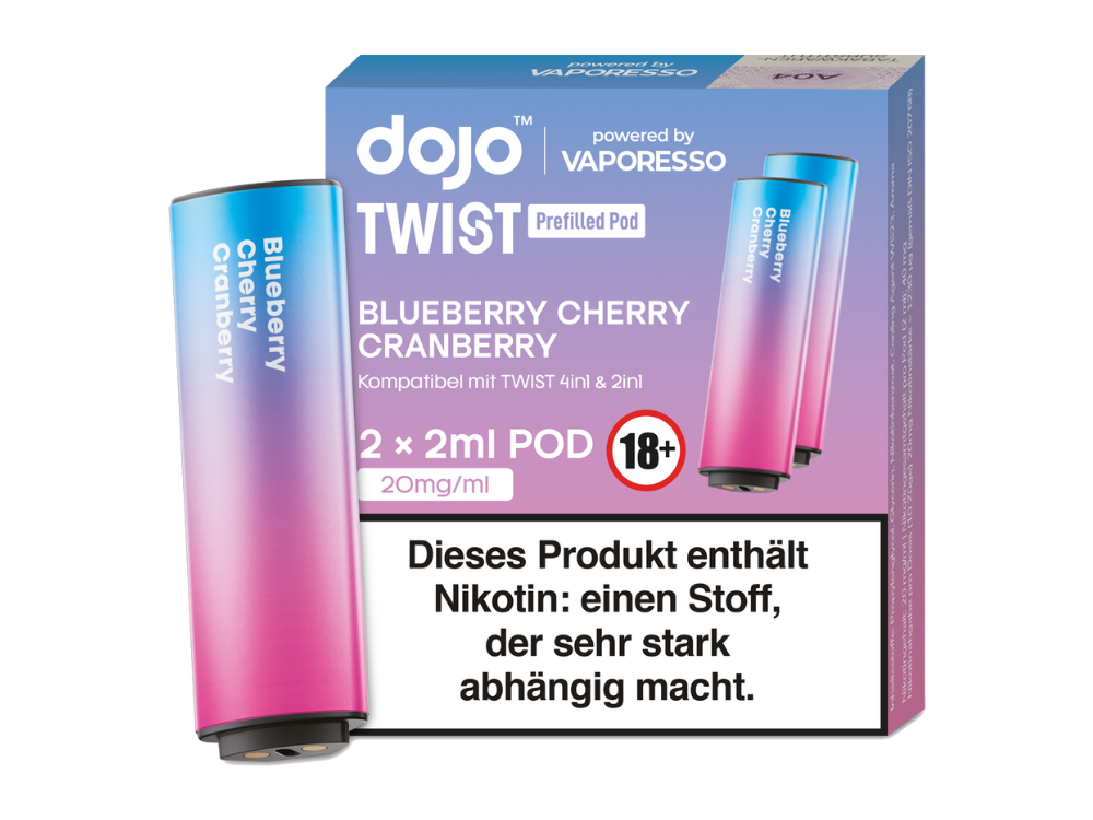 Vaporesso - Dojo - Twist Pods 20 mg/ml (2 Stück)
