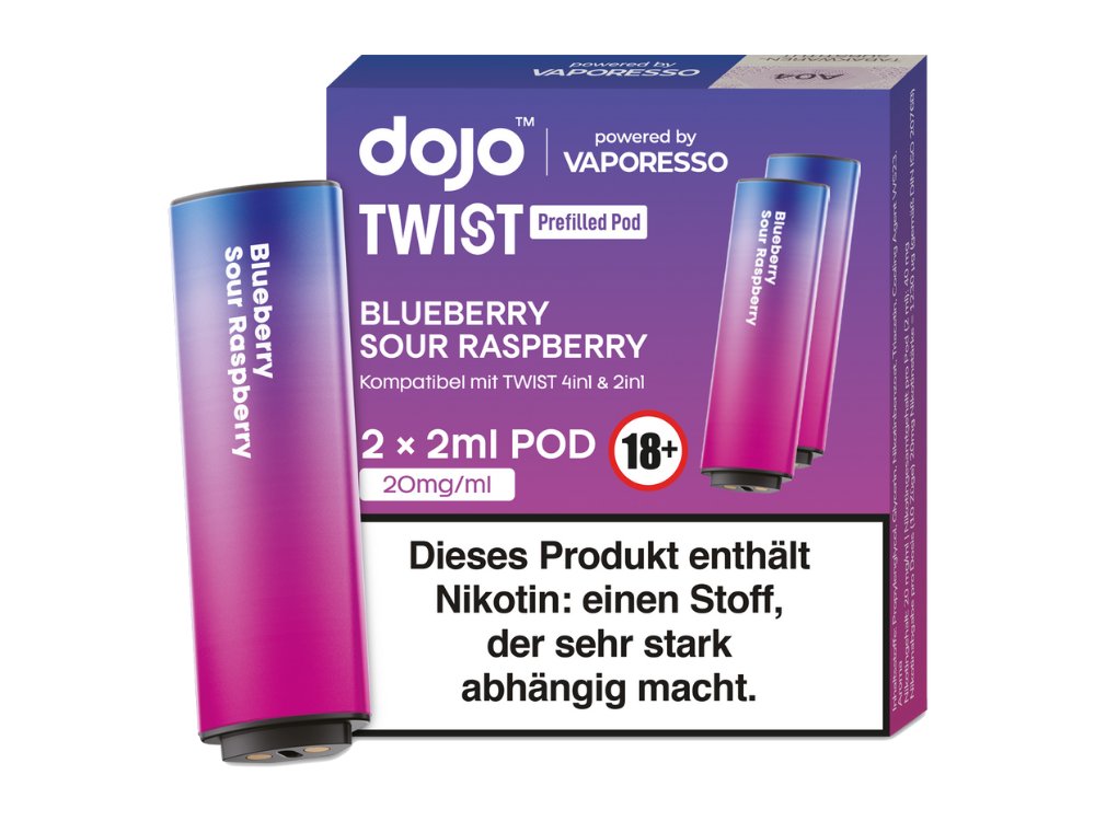 Vaporesso - Dojo - Twist Pods 20 mg/ml (2 Stück)