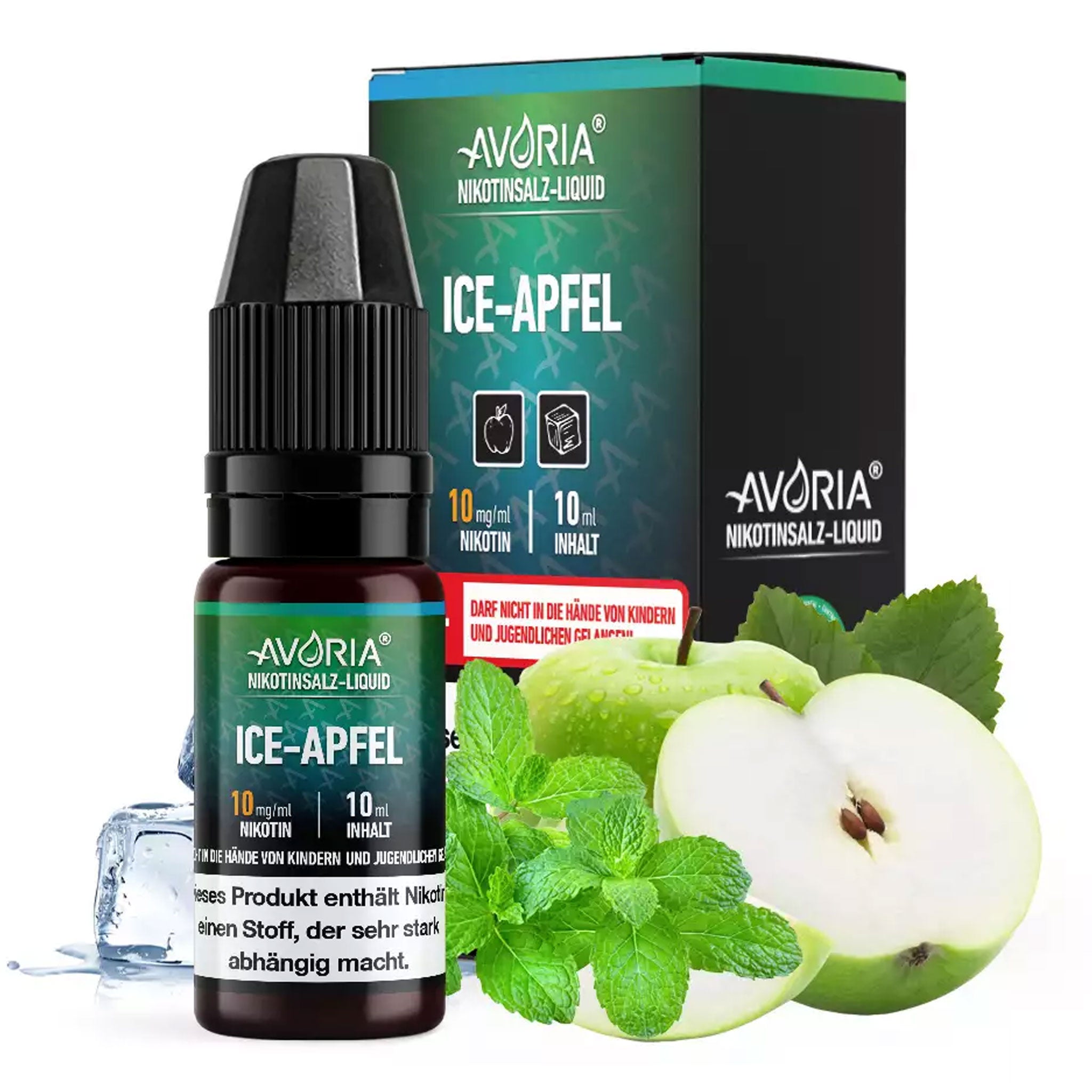 Avoria - Ice Apfel - Nikotinsalz Liquid