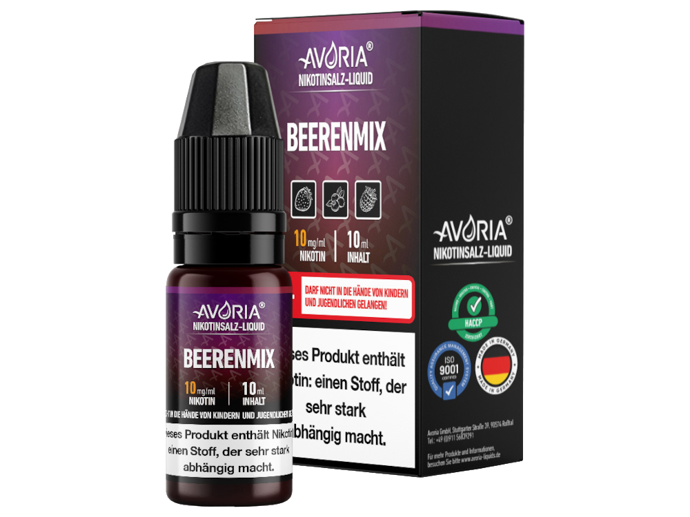 Avoria - Beerenmix - Nikotinsalz Liquid