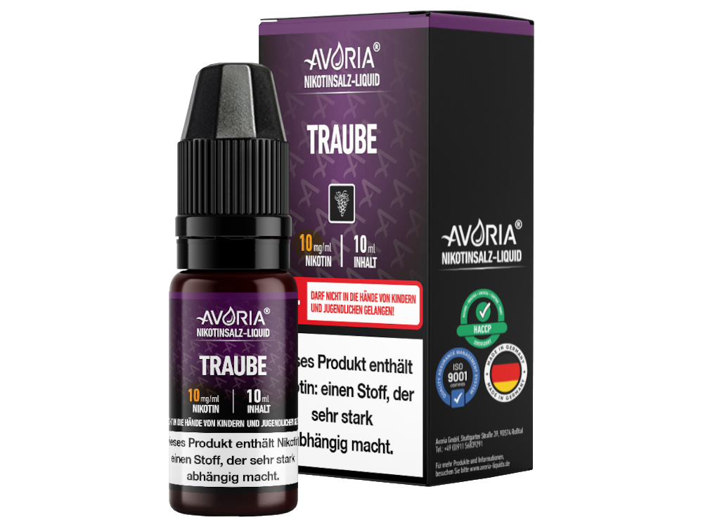 Avoria - Traube - Nikotinsalz Liquid