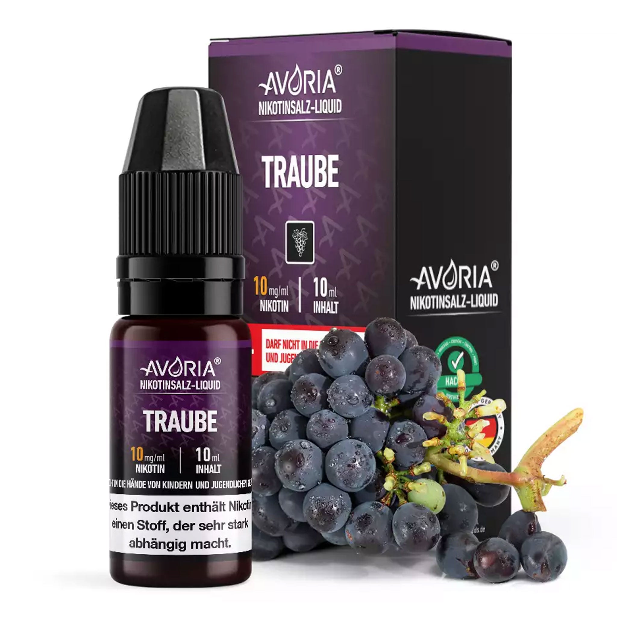 Avoria - Traube - Nikotinsalz Liquid