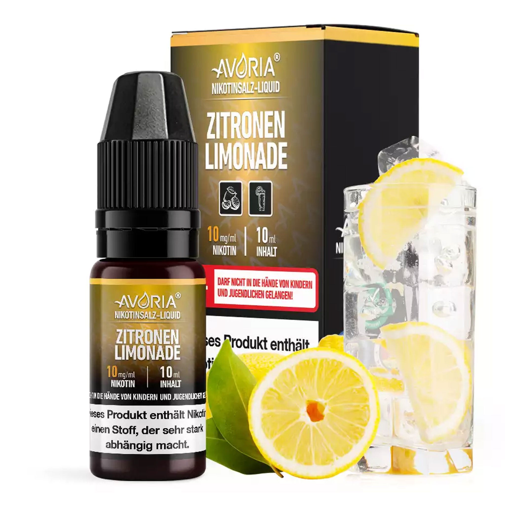 Avoria - Zitronen-Limonade - Nikotinsalz Liquid