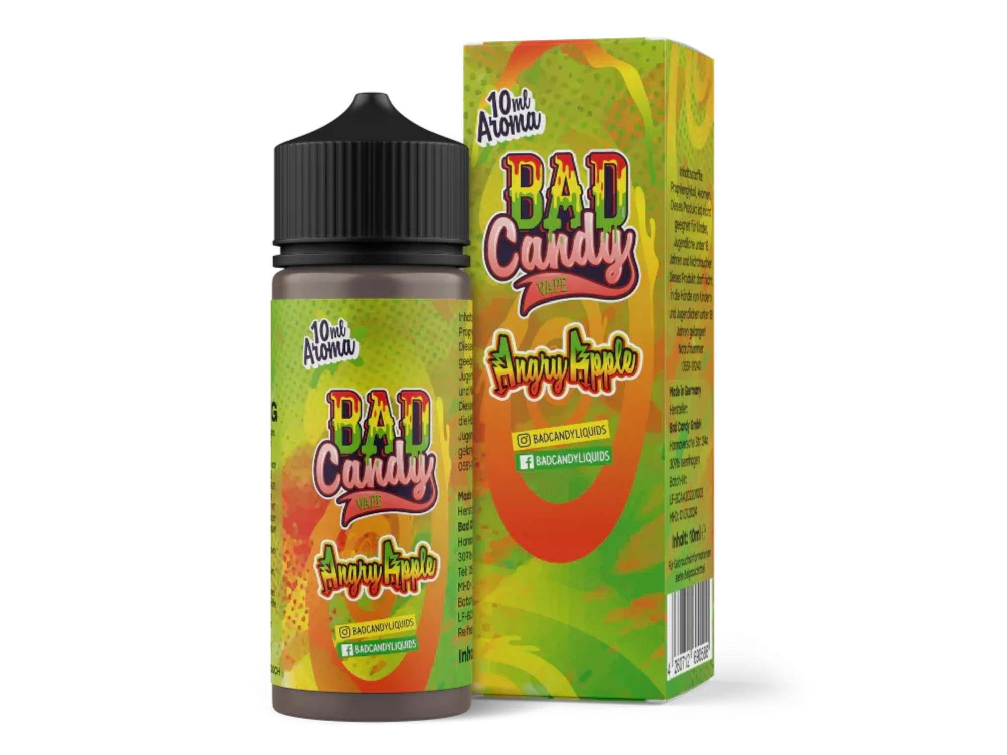 Bad Candy Liquids - Angry Apple - Longfill Aroma 10 ml - time4smoke
