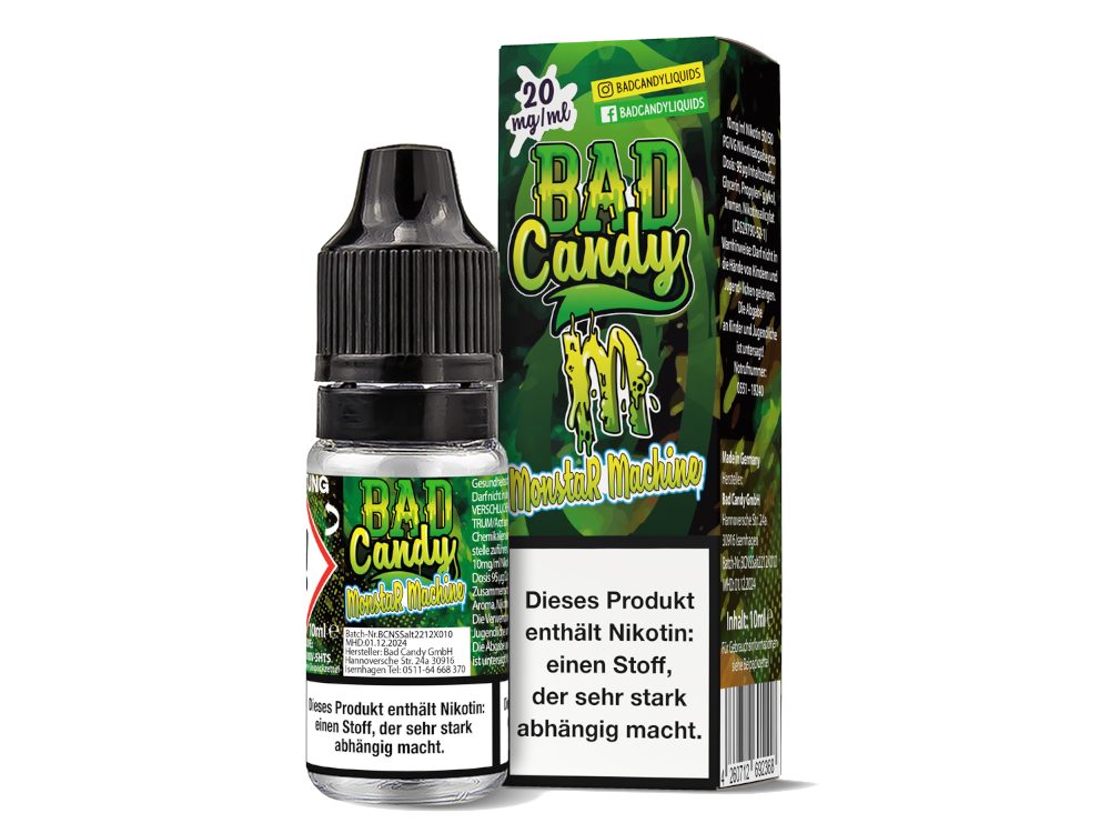 Bad Candy Liquids - Monstar Machine - Nikotinsalz Liquid