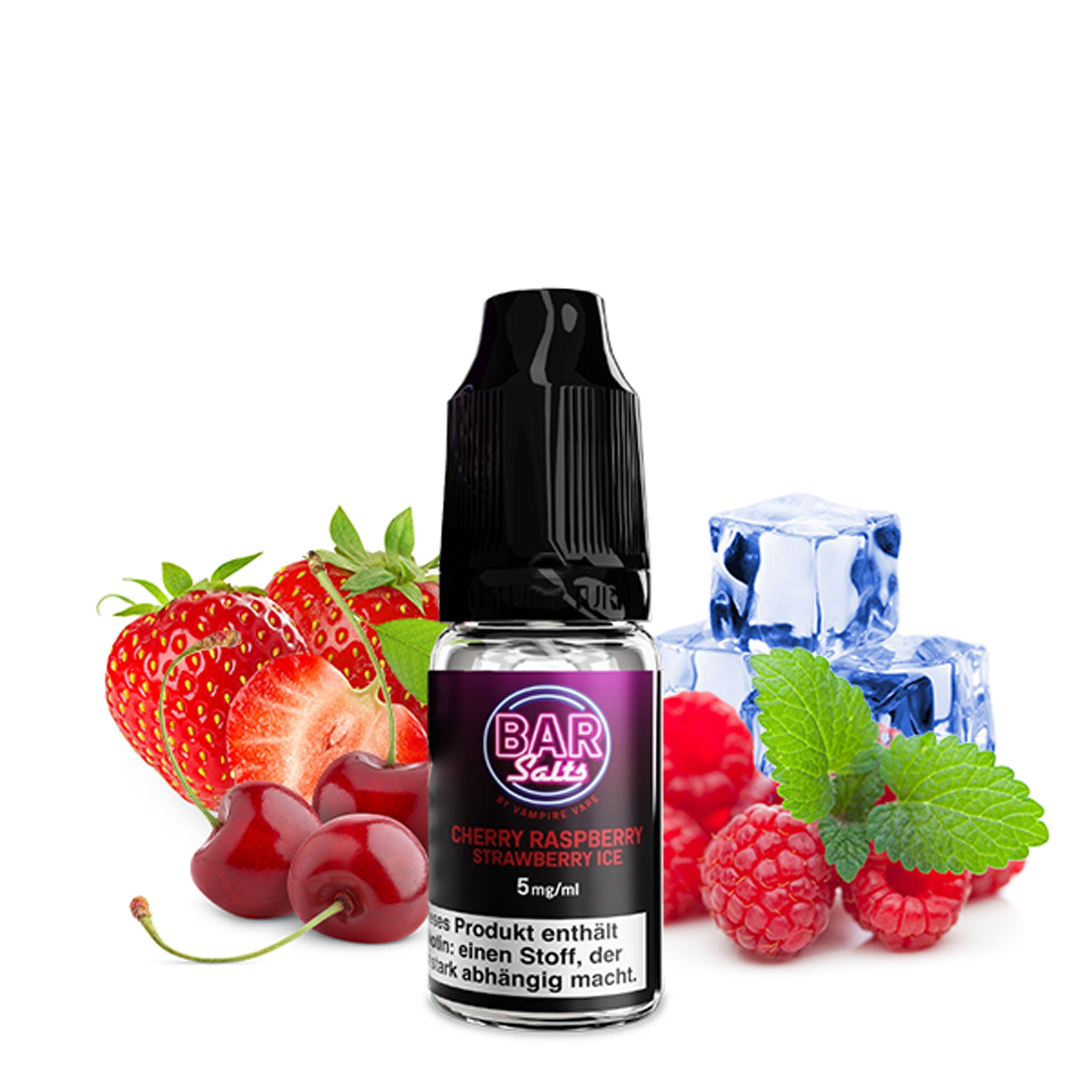 Vampire Vape - Bar Salts - Cherry Raspberry Strawberry Ice - Nikotinsalz Liquid