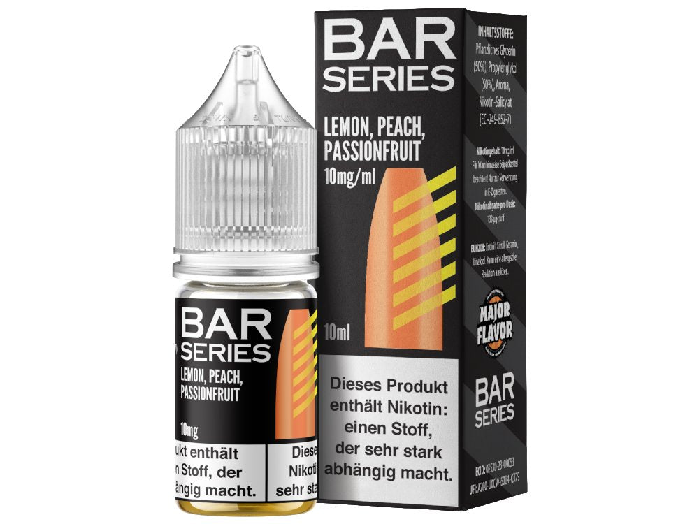 Bar Series - Lemon Peach Passionfruit - Nikotinsalz Liquid