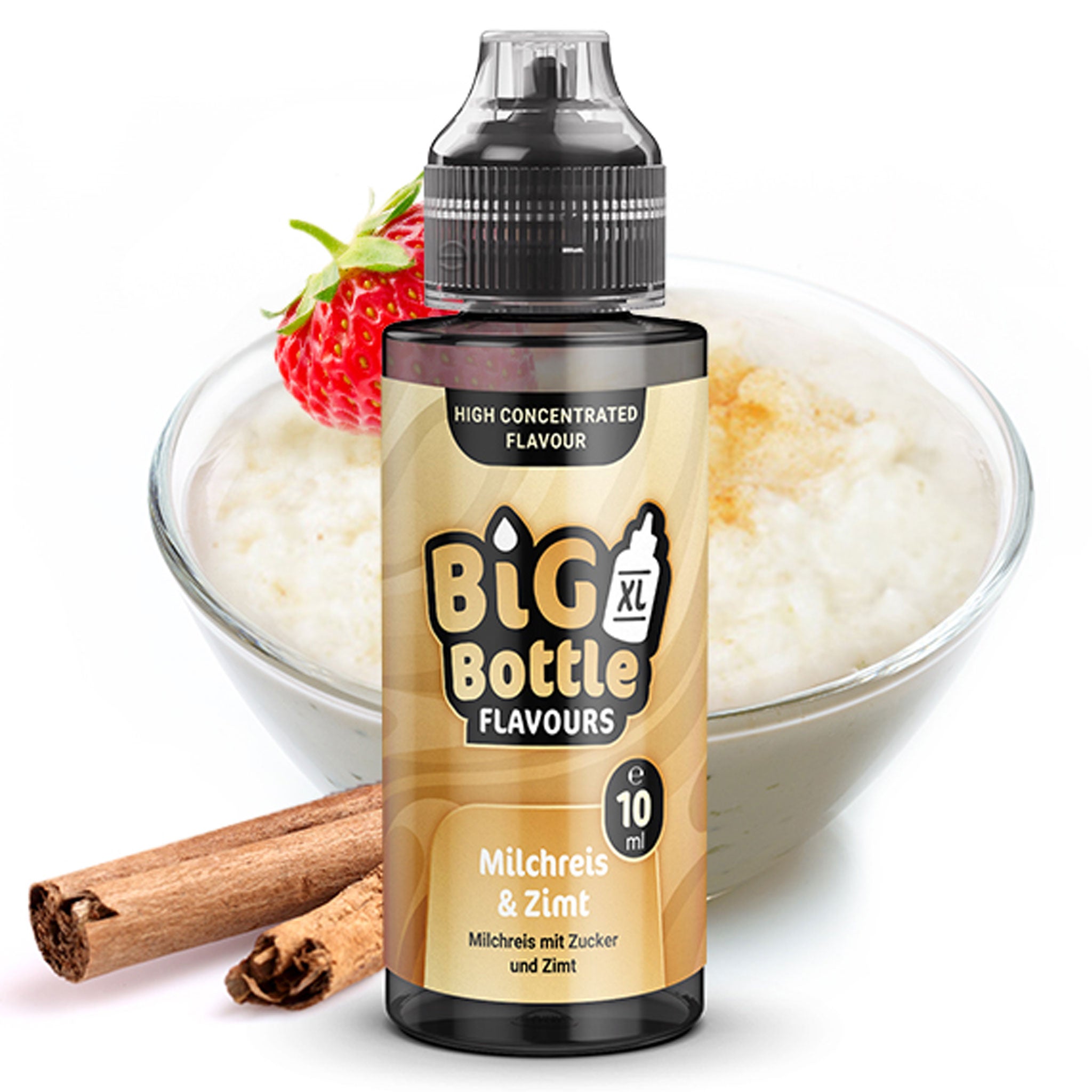 Big Bottle - Milchreis & Zimt - Longfill Aroma 10 ml