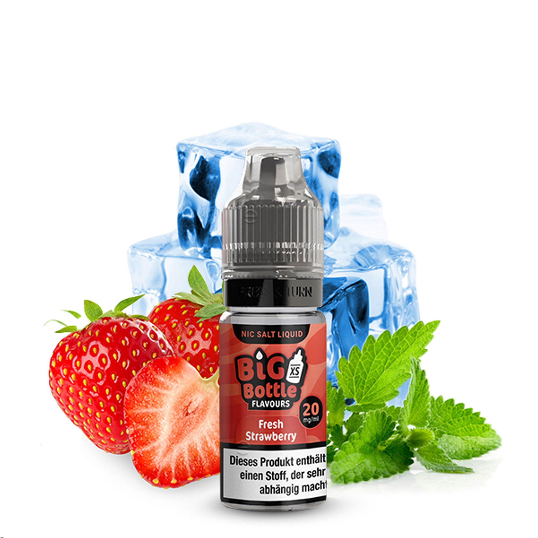 Big Bottle - Fresh Strawberry - Nikotinsalz Liquid