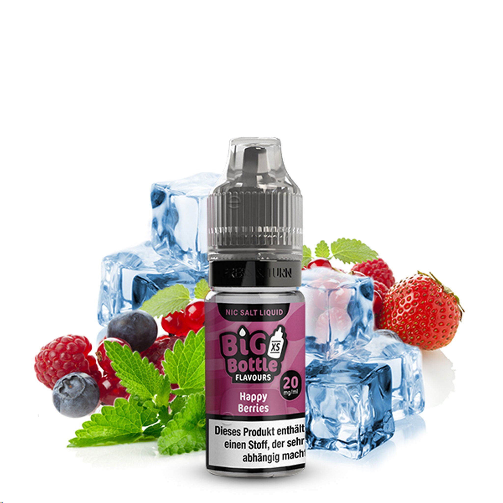 Big Bottle - Happy Berries - Nikotinsalz Liquid