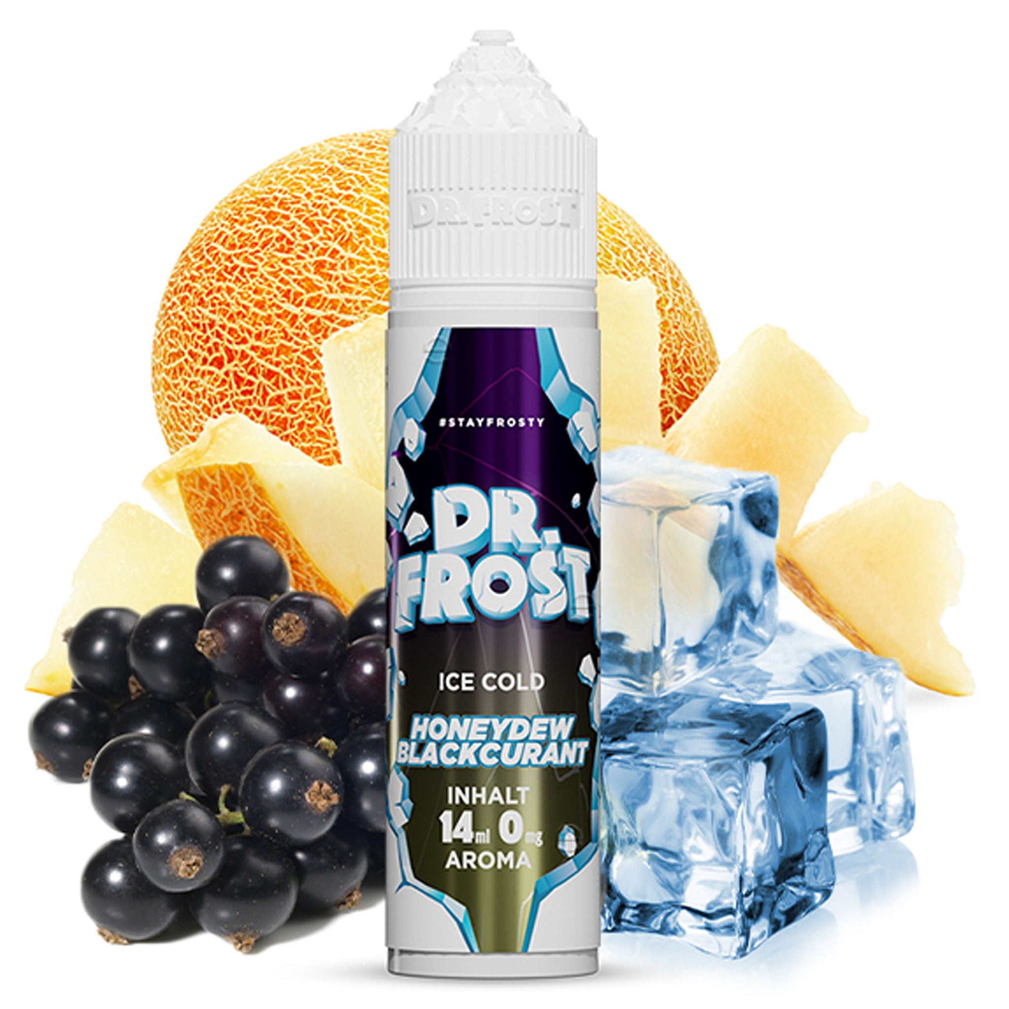 Dr. Frost - Ice Cold - Honeydew Blackcurrant - Longfill Aroma 14 ml