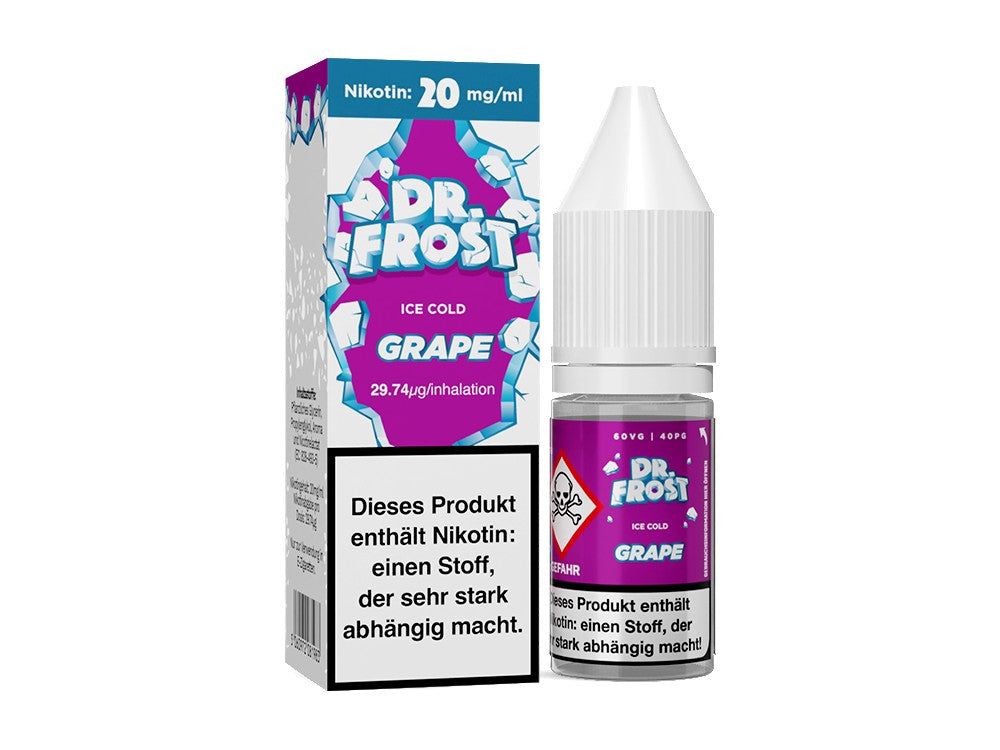 Dr. Frost - Ice Cold - Grape - Nikotinsalz Liquid
