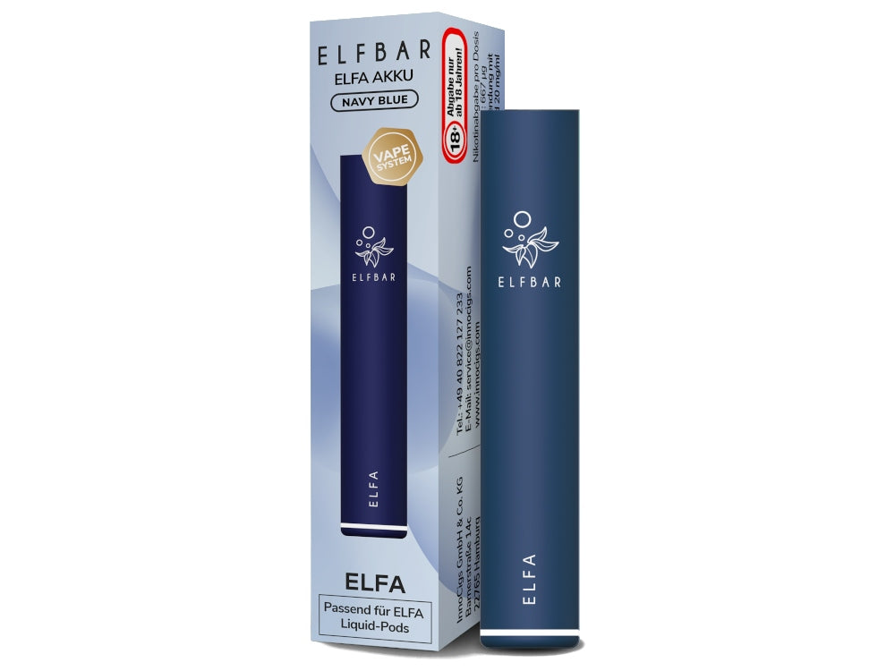 ELFBAR - Elfa (500 mAh) Akku - schwarz / 1er Packung time4smoke.de