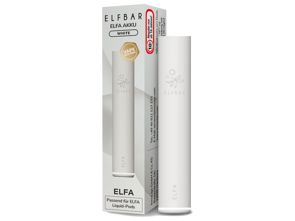 ELFBAR - Elfa (500 mAh) Akku - schwarz / 1er Packung time4smoke.de