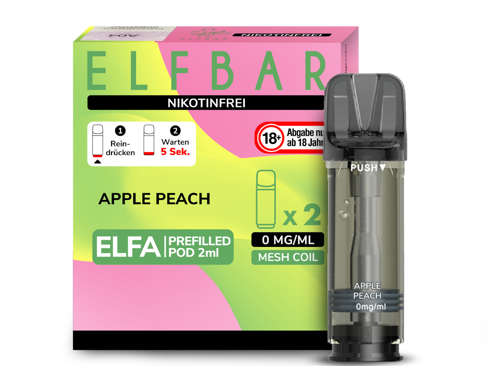 Elfbar - Elfa Pod 0 oder 20mg/ml (2 Stück je Packung)