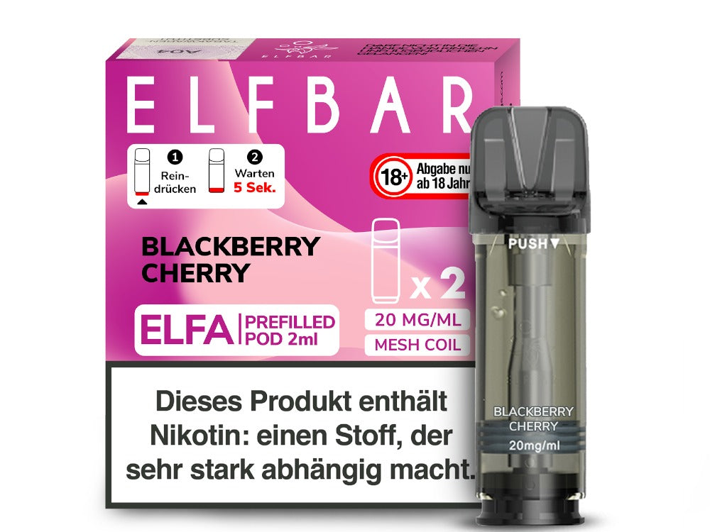 Elfbar - Elfa Pod 0 oder 20mg/ml (2 Stück je Packung)