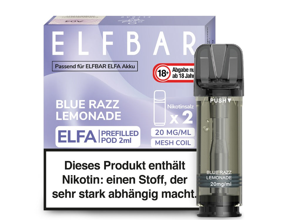 Elfbar - Elfa Pod 0 oder 20mg/ml (2 Stück je Packung)