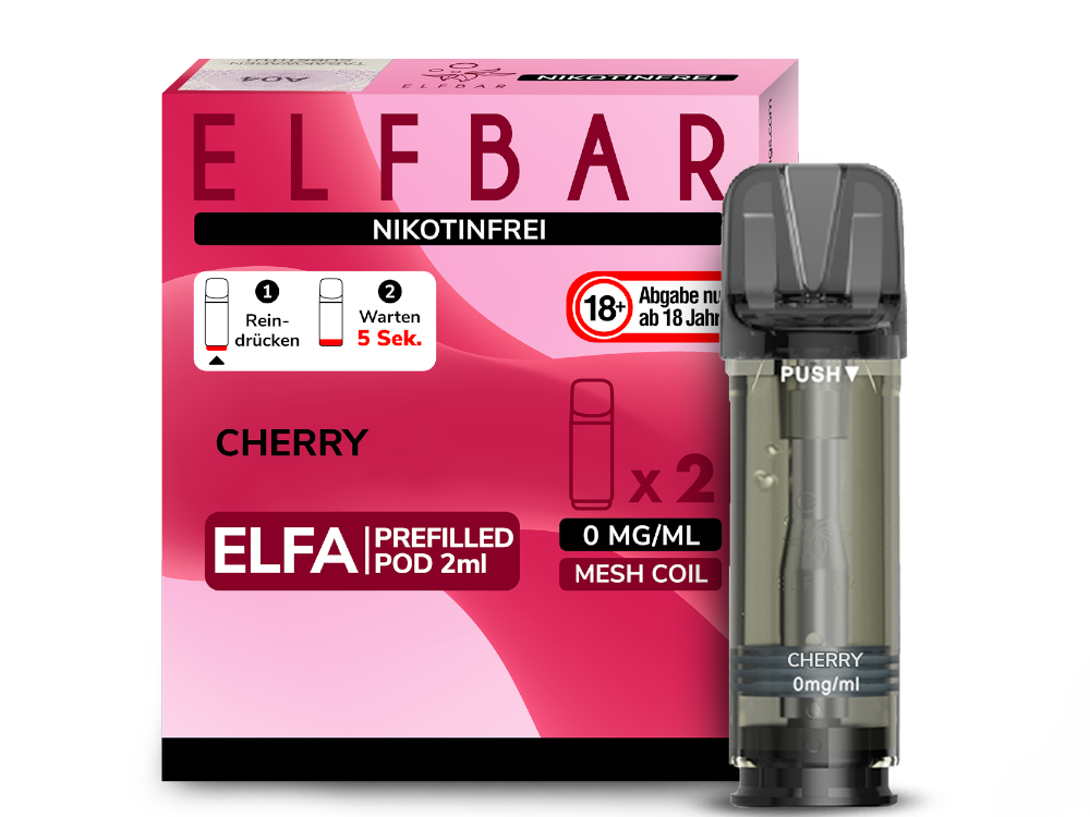 ELFBAR - Elfa Pods (2 x 2 ml) 0 / 20 mg/ml (2 Stück) - time4smoke
