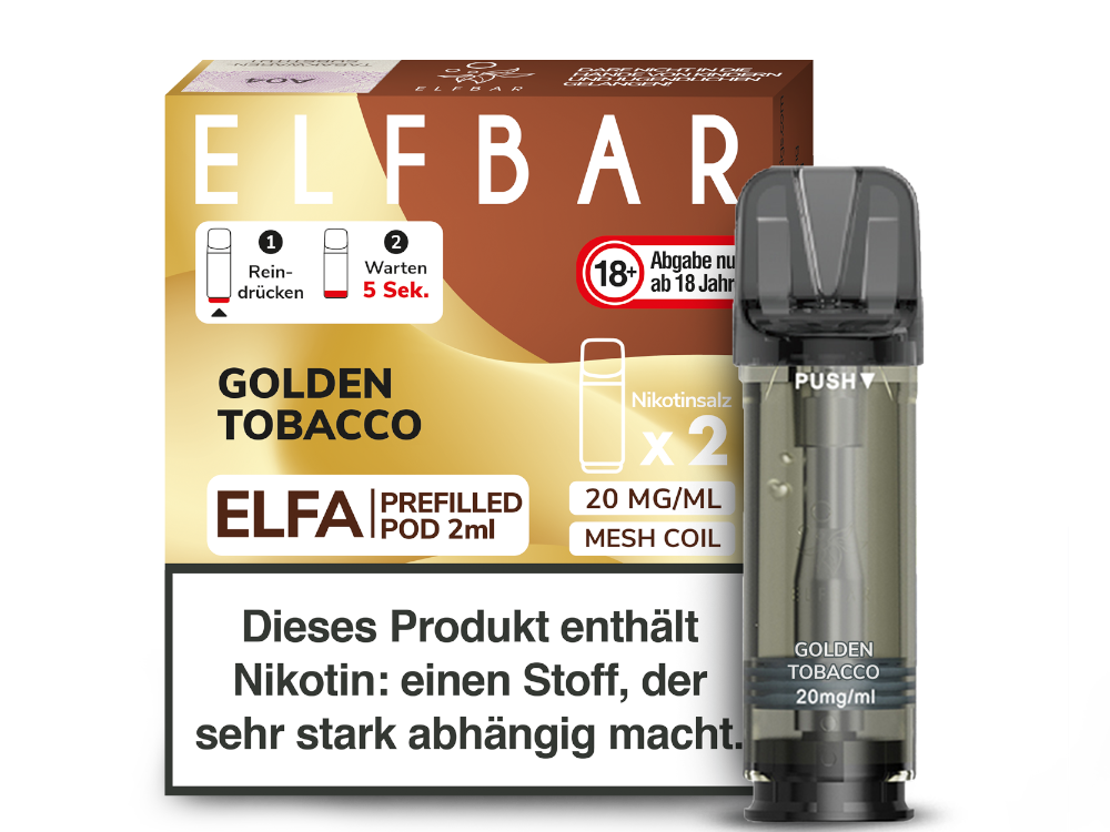 ELFBAR - Elfa Pods (2 x 2 ml) 0 / 20 mg/ml (2 Stück) - time4smoke