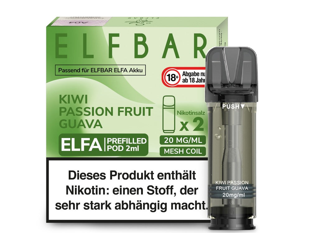 Elfbar - Elfa Pod 0 oder 20mg/ml (2 Stück je Packung)