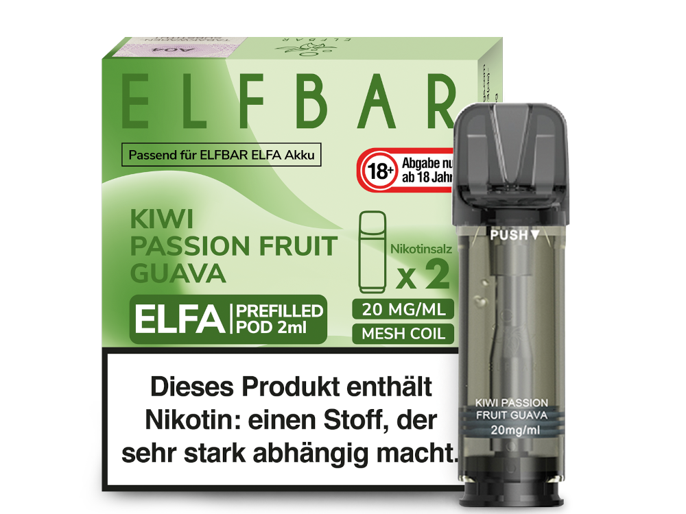 ELFBAR - Elfa Pods (2 x 2 ml) 0 / 20 mg/ml (2 Stück) - time4smoke