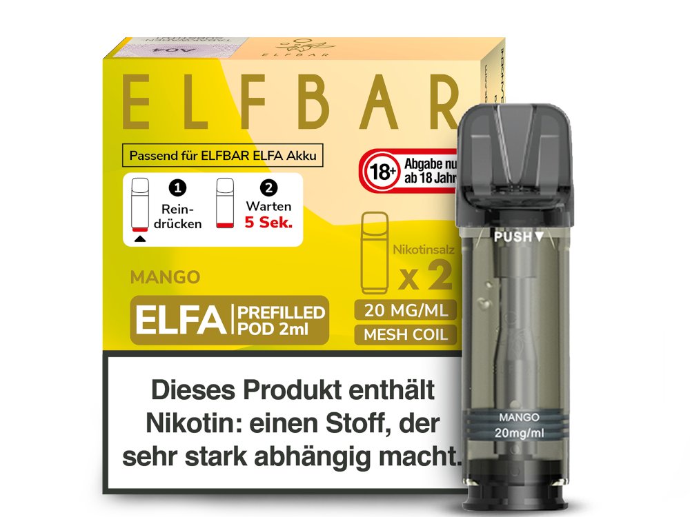 Elfbar - Elfa Pod (2 Stück pro Packung)