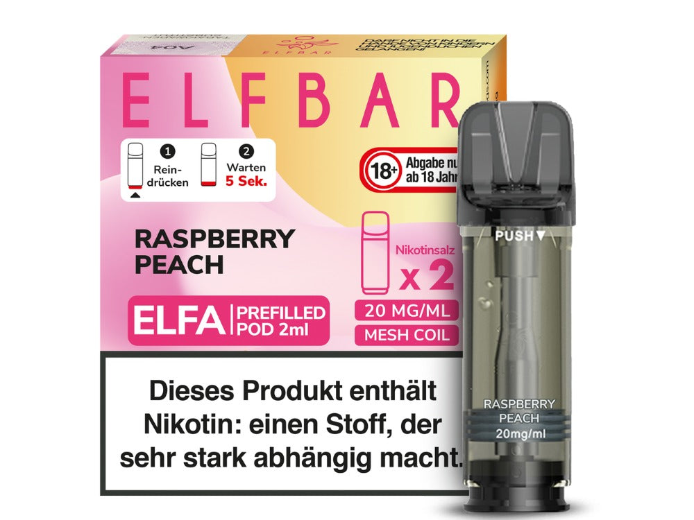 Elfbar - Elfa Pod 0 oder 20mg/ml (2 Stück je Packung)