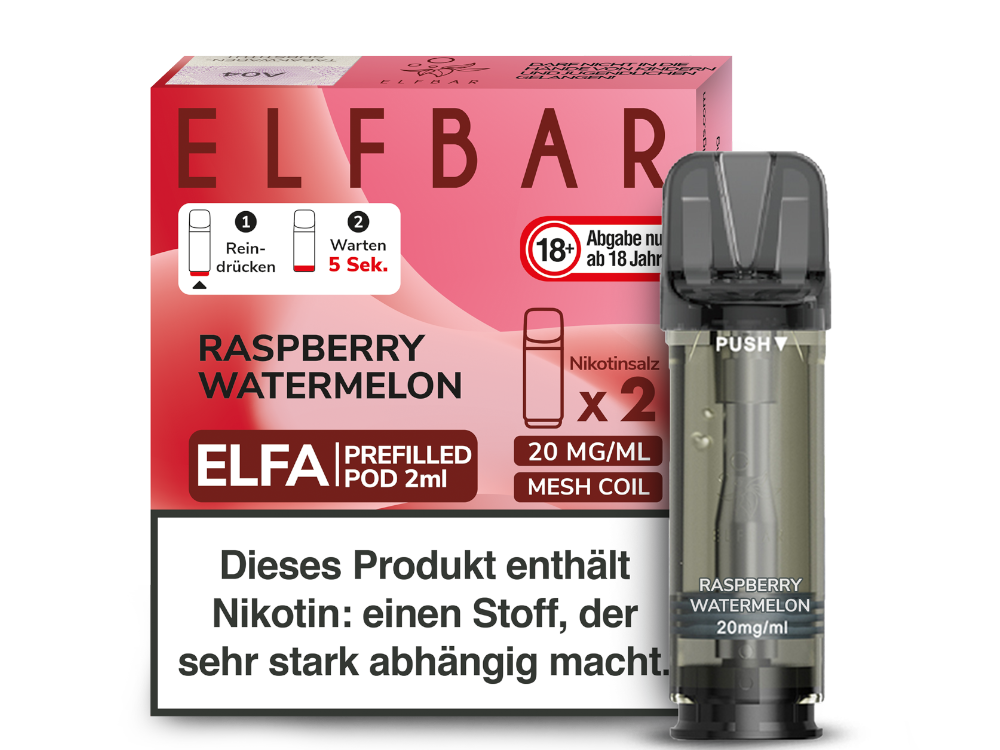 ELFBAR - Elfa Pods (2 x 2 ml) 0 / 20 mg/ml (2 Stück) - time4smoke
