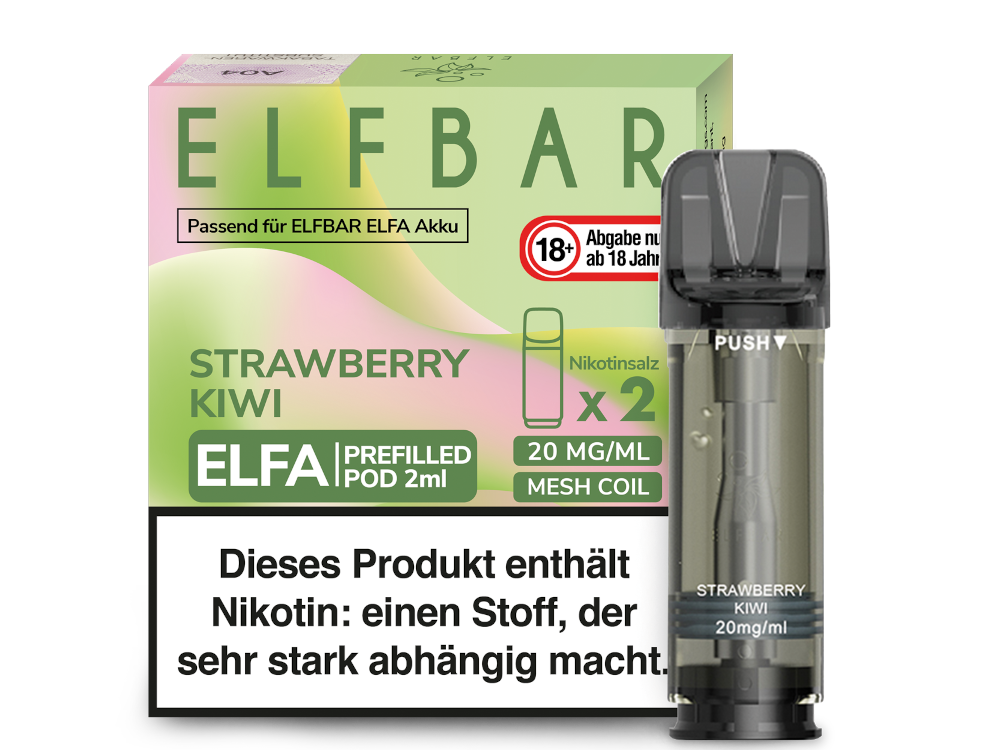 ELFBAR - Elfa Pods (2 x 2 ml) 0 / 20 mg/ml (2 Stück) - time4smoke
