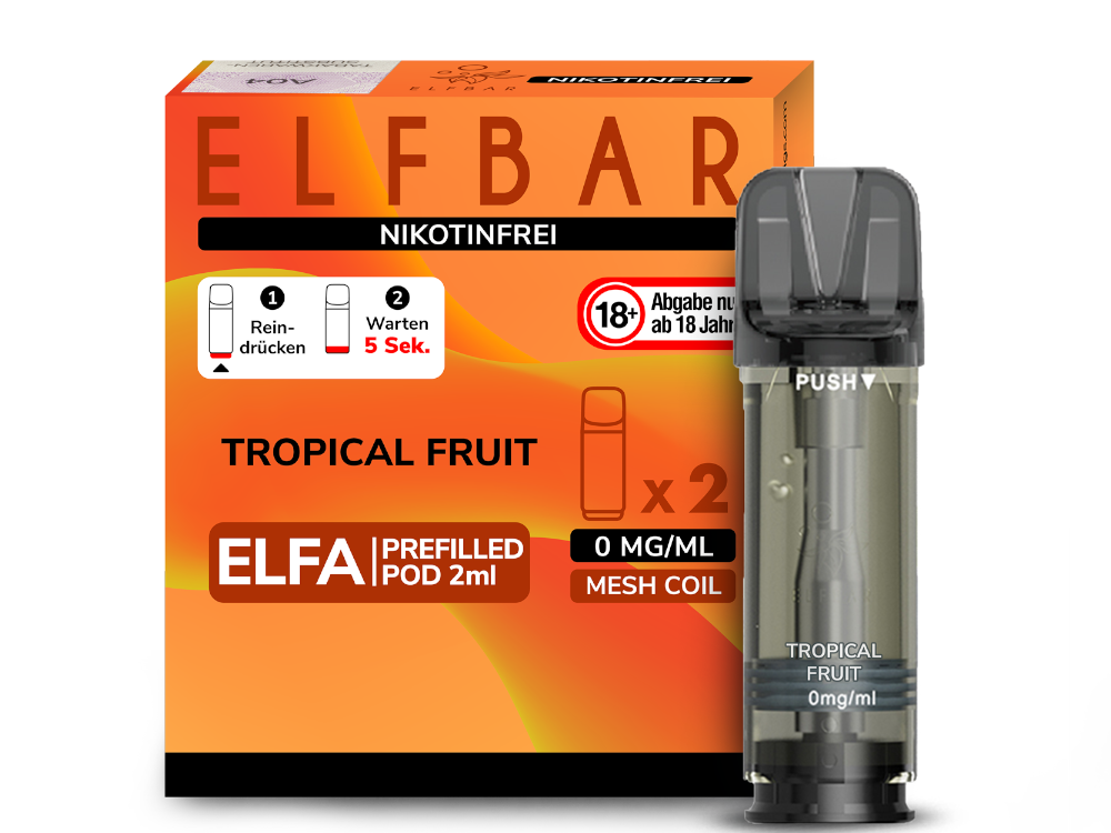 ELFBAR - Elfa Pods (2 x 2 ml) 0 / 20 mg/ml (2 Stück) - time4smoke