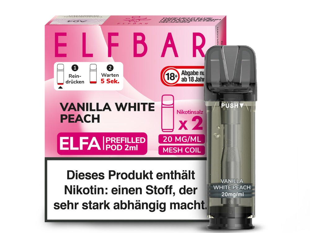 Elfbar - Elfa Pod 0 oder 20mg/ml (2 Stück je Packung)