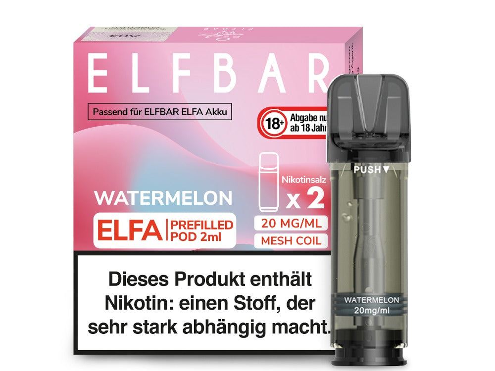 Elfbar - Elfa Pod 0 oder 20mg/ml (2 Stück je Packung)
