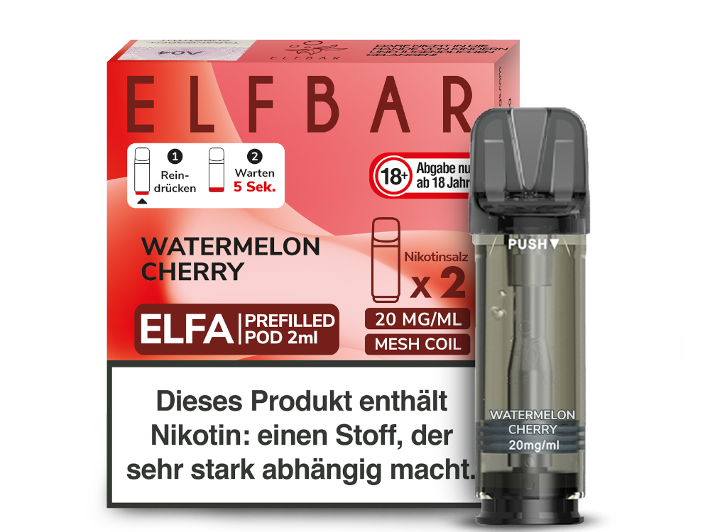ELFBAR - Elfa Pods (2 x 2 ml) 0 / 20 mg/ml (2 Stück) - time4smoke