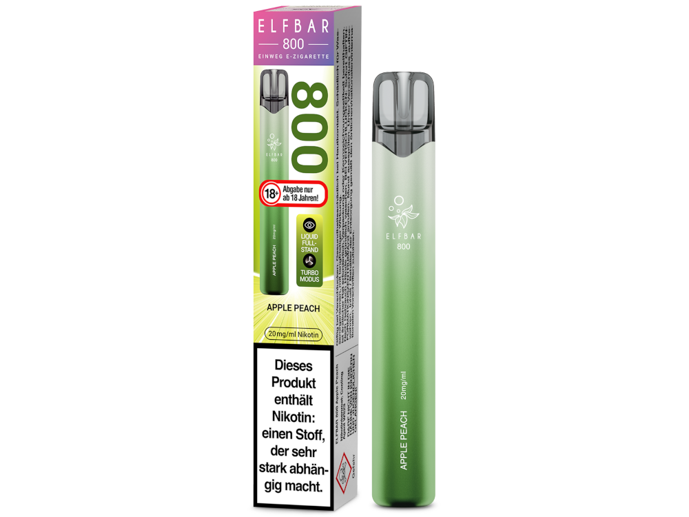 Elfbar 800 Einweg E-Zigarette / Vape (2 ml) 20 mg/ml