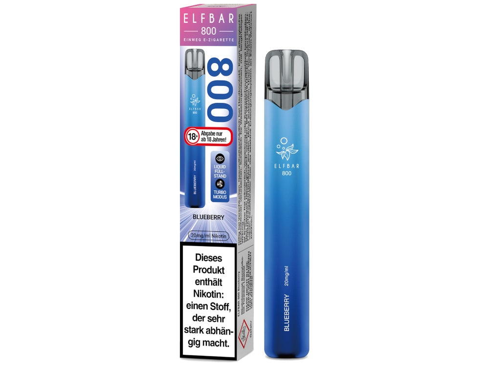 Elfbar 800 Einweg E-Zigarette / Vape (2 ml) 20 mg/ml