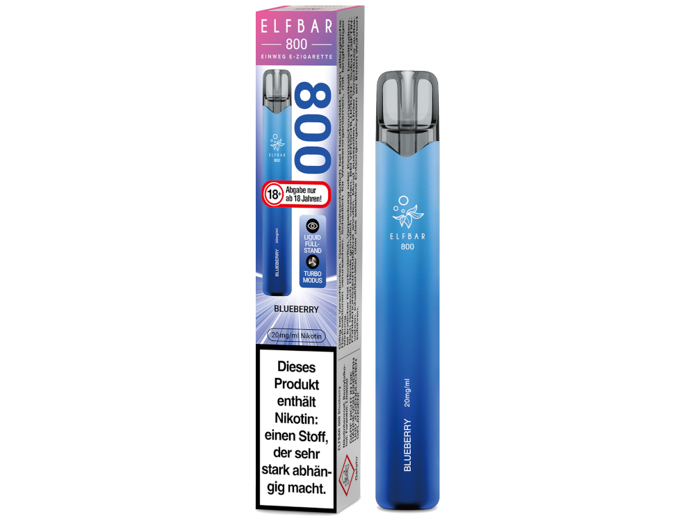 Elfbar 800 Einweg E-Zigarette / Vape (2 ml) 20 mg/ml