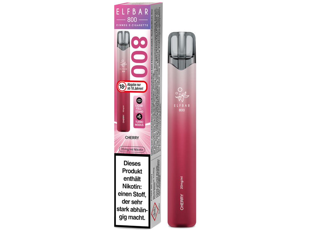 Elfbar 800 Einweg E-Zigarette / Vape (2 ml) 20 mg/ml