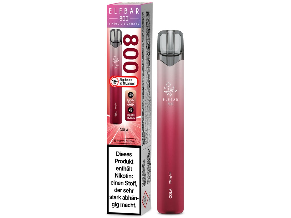 Elfbar 800 Einweg E-Zigarette / Vape (2 ml) 20 mg/ml
