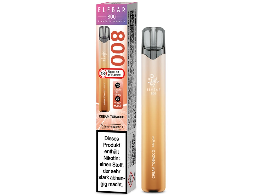 Elfbar 800 Einweg E-Zigarette / Vape (2 ml) 20 mg/ml