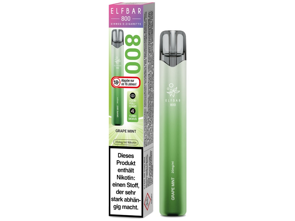 Elfbar 800 Einweg E-Zigarette / Vape (2 ml) 20 mg/ml