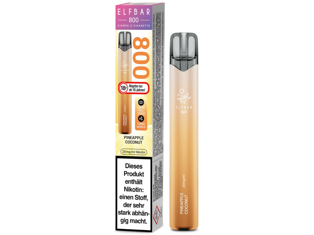 Elfbar 800 Einweg E-Zigarette / Vape (2 ml) 20 mg/ml